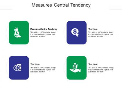 Measures central tendency ppt powerpoint presentation layouts diagrams cpb