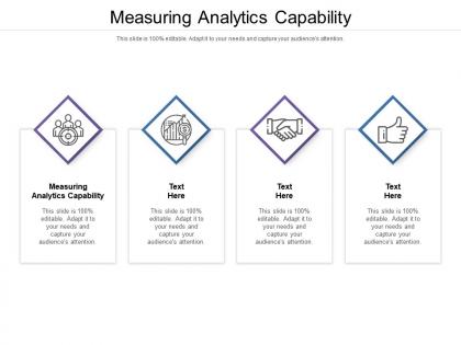 Measuring analytics capability ppt powerpoint presentation ideas layout cpb