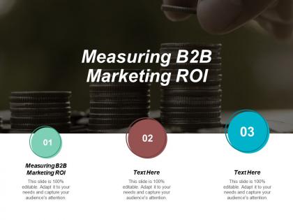 Measuring b2b marketing roi ppt powerpoint presentation gallery summary cpb