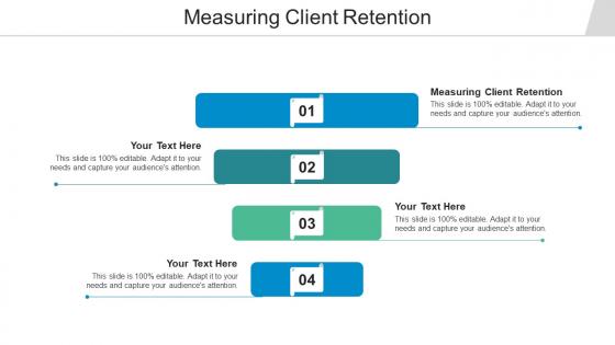 Measuring client retention ppt powerpoint presentation show backgrounds cpb