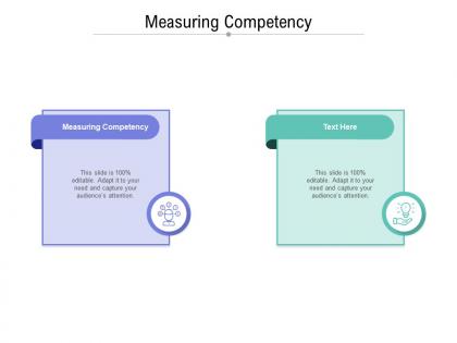 Measuring competency ppt powerpoint presentation slides template cpb