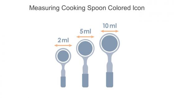 Measuring Cooking Spoon Colored Icon In Powerpoint Pptx Png And Editable Eps Format
