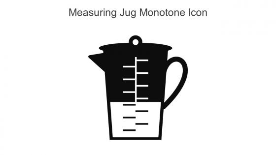 Measuring Jug Monotone Icon In Powerpoint Pptx Png And Editable Eps Format