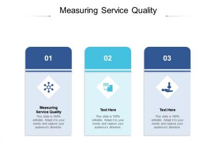 Measuring service quality ppt powerpoint presentation infographic template model cpb