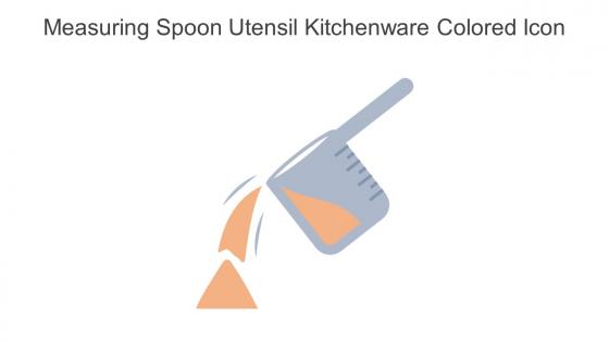 Measuring Spoon Utensil Kitchenware Colored Icon In Powerpoint Pptx Png And Editable Eps Format