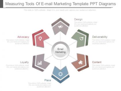 Measuring tools of e mail marketing template ppt diagrams