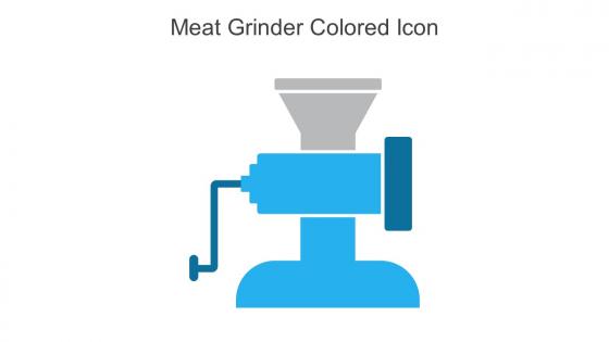 Meat Grinder Colored Icon In Powerpoint Pptx Png And Editable Eps Format