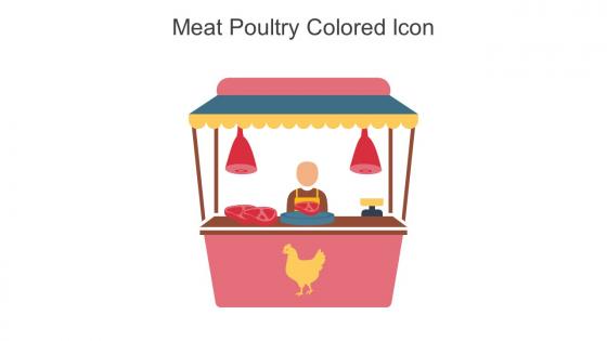 Meat Poultry Colored Icon In Powerpoint Pptx Png And Editable Eps Format