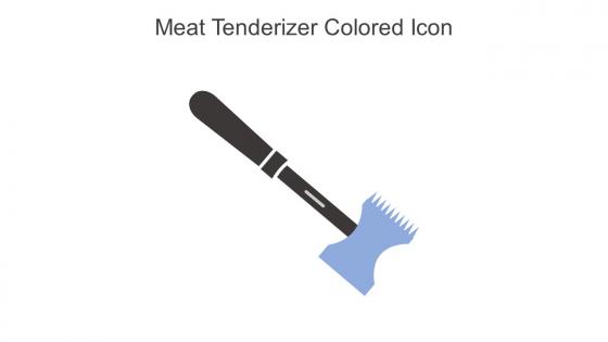 Meat Tenderizer Colored Icon In Powerpoint Pptx Png And Editable Eps Format