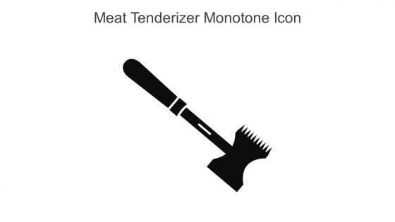 Meat Tenderizer Monotone Icon In Powerpoint Pptx Png And Editable Eps Format