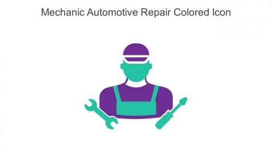 Mechanic Automotive Repair Colored Icon In Powerpoint Pptx Png And Editable Eps Format