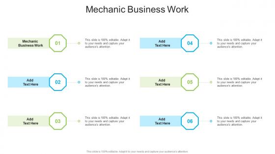 Mechanic Business Work In Powerpoint And Google Slides Cpb