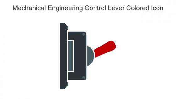 Mechanical Engineering Control Lever Colored Icon In Powerpoint Pptx Png And Editable Eps Format