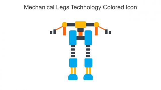 Mechanical Legs Technology Colored Icon In Powerpoint Pptx Png And Editable Eps Format