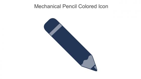 Mechanical Pencil Colored Icon In Powerpoint Pptx Png And Editable Eps Format