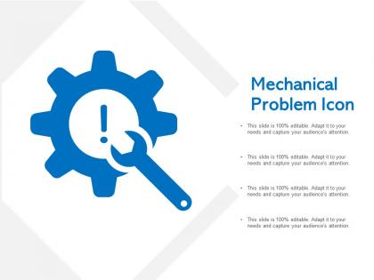 Mechanical problem icon