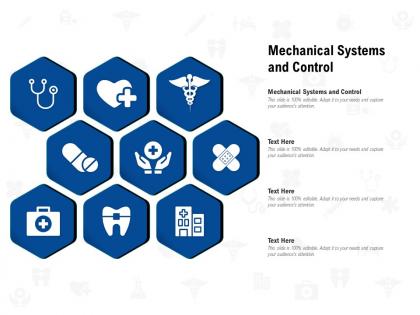 Mechanical systems and control ppt powerpoint presentation inspiration template