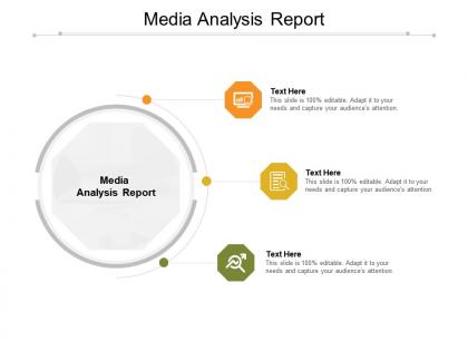 Media analysis report ppt powerpoint presentation file slide portrait cpb