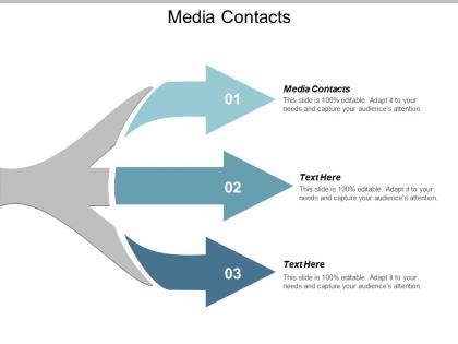 Media contacts ppt powerpoint presentation professional backgrounds cpb