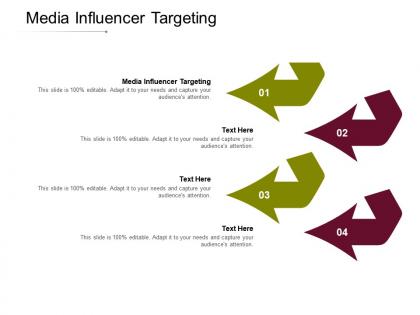 Media influencer targeting ppt powerpoint presentation summary show cpb