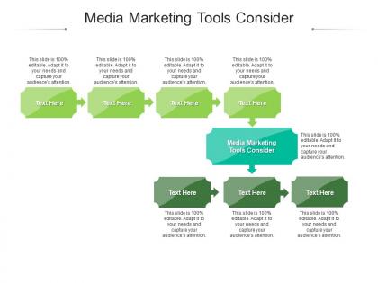 Media marketing tools consider ppt powerpoint presentation pictures samples cpb