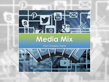 Media mix powerpoint presentation slides
