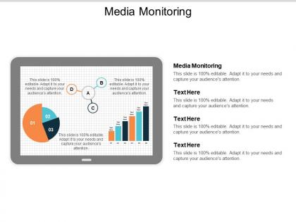 Media monitoring ppt powerpoint presentation outline pictures cpb