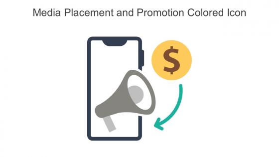 Media Placement And Promotion Colored Icon In Powerpoint Pptx Png And Editable Eps Format