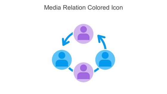 Media Relation Colored Icon In Powerpoint Pptx Png And Editable Eps Format