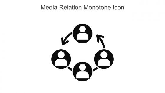 Media Relation Monotone Icon In Powerpoint Pptx Png And Editable Eps Format