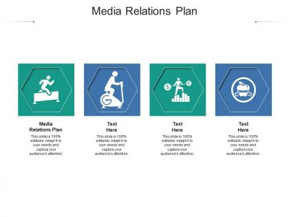 Media relations plan ppt powerpoint presentation show deck cpb