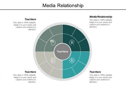 Media relationship ppt powerpoint presentation model images cpb