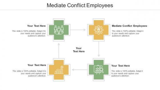 Mediate Conflict Employees Ppt Powerpoint Presentation Summary Gallery Cpb