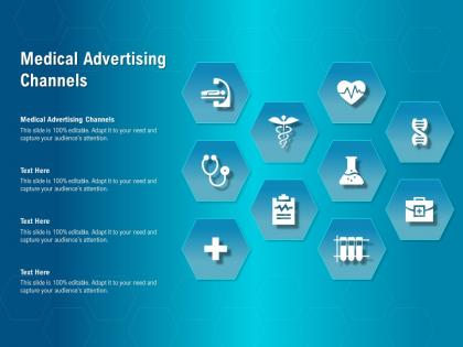 Medical advertising channels ppt powerpoint presentation outline skills