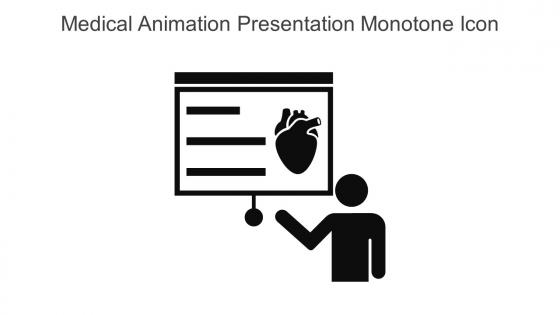 Medical Animation Presentation Monotone Icon In Powerpoint Pptx Png And Editable Eps Format