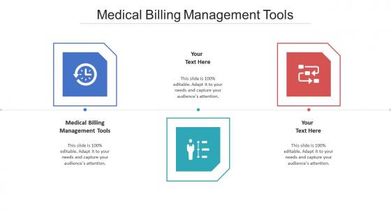 Medical billing management tools ppt powerpoint presentation infographics graphic images cpb