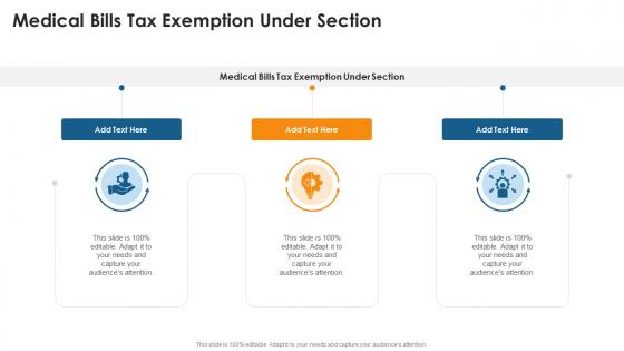 Medical Bills Tax Exemption Under Section In Powerpoint And Google Slides Cpb