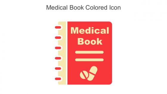Medical Book Colored Icon In Powerpoint Pptx Png And Editable Eps Format