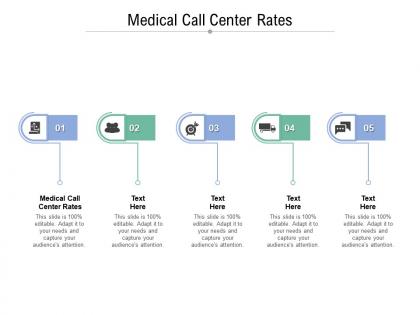 Medical call center rates ppt powerpoint presentation infographic template clipart cpb