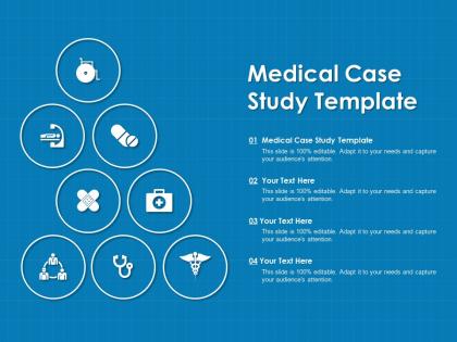Medical case study template ppt powerpoint presentation outline templates
