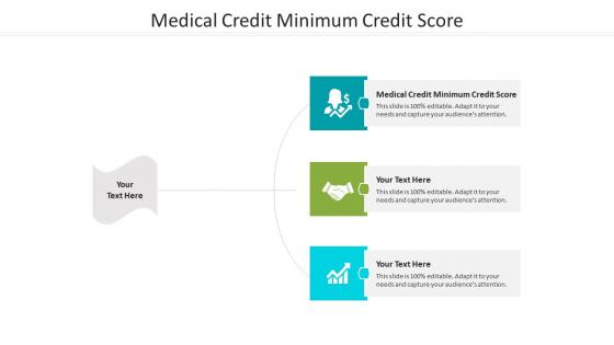 Medical credit minimum credit score ppt powerpoint presentation guide cpb
