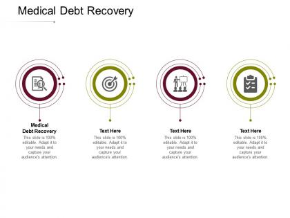Medical debt recovery ppt powerpoint presentation infographics elements cpb