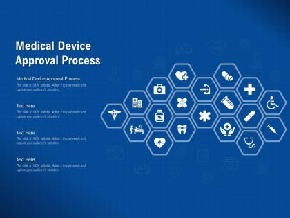 Medical device approval process ppt powerpoint presentation pictures brochure