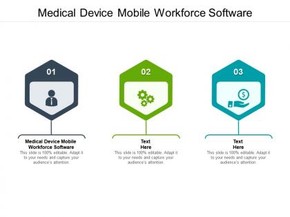 Medical device mobile workforce software ppt powerpoint presentation model graphics tutorials cpb