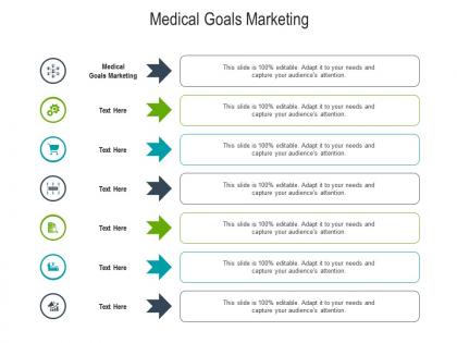 Medical goals marketing ppt powerpoint presentation file infographics cpb
