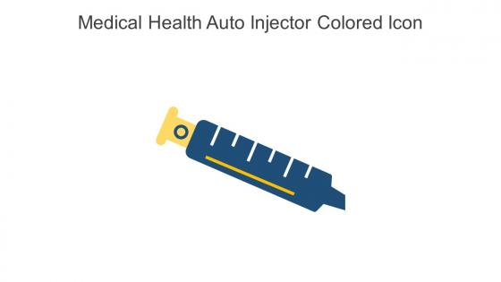 Medical Health Auto Injector Colored Icon In Powerpoint Pptx Png And Editable Eps Format