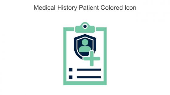 Medical History Patient Colored Icon In Powerpoint Pptx Png And Editable Eps Format