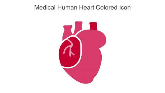 Medical Human Heart Colored Icon In Powerpoint Pptx Png And Editable Eps Format