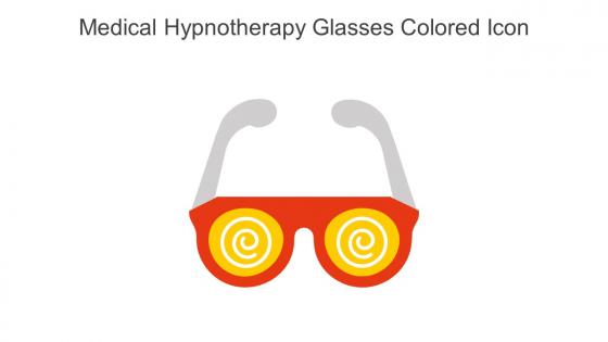 Medical Hypnotherapy Glasses Colored Icon In Powerpoint Pptx Png And Editable Eps Format