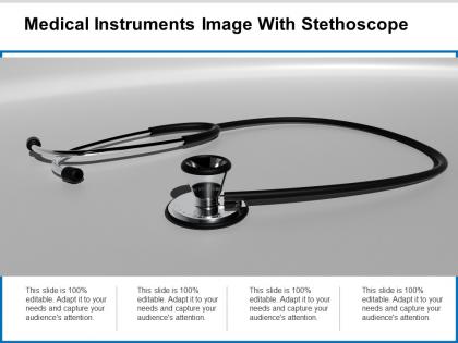 Medical instruments image with stethoscope
